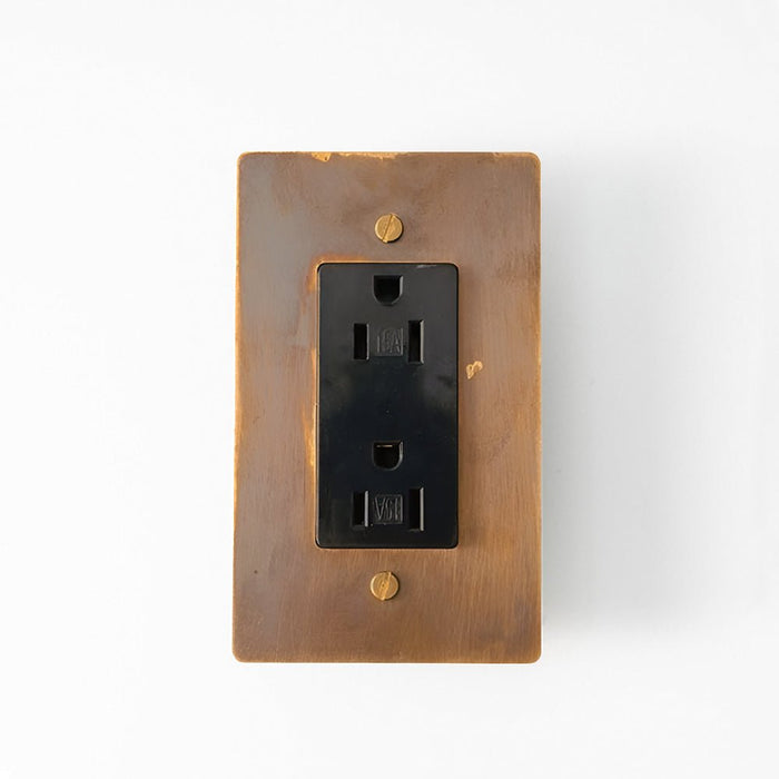 Brass US Outlet (1-Gang)