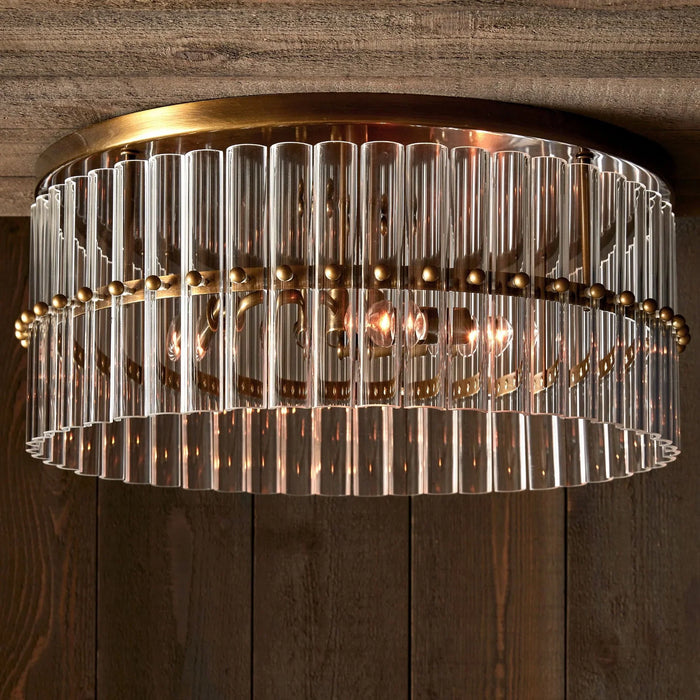 Marlee Crystal Round Flush Mount