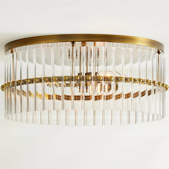 Marlee Crystal Round Flush Mount