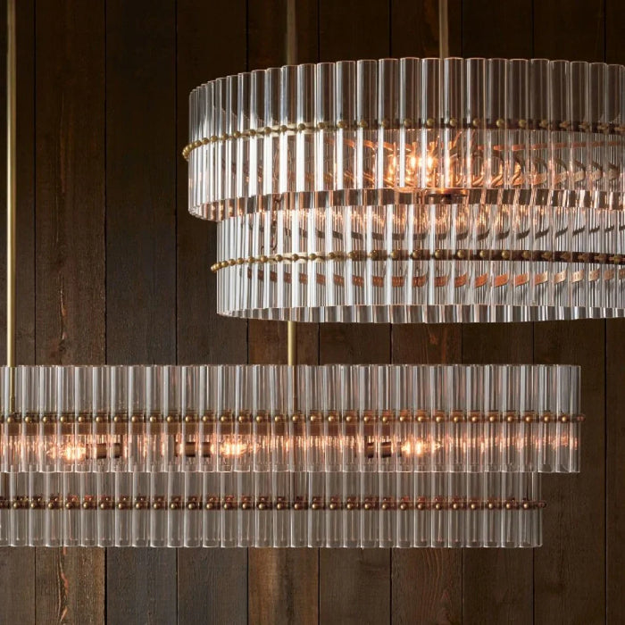 Marlee Crystal Linear Chandelier