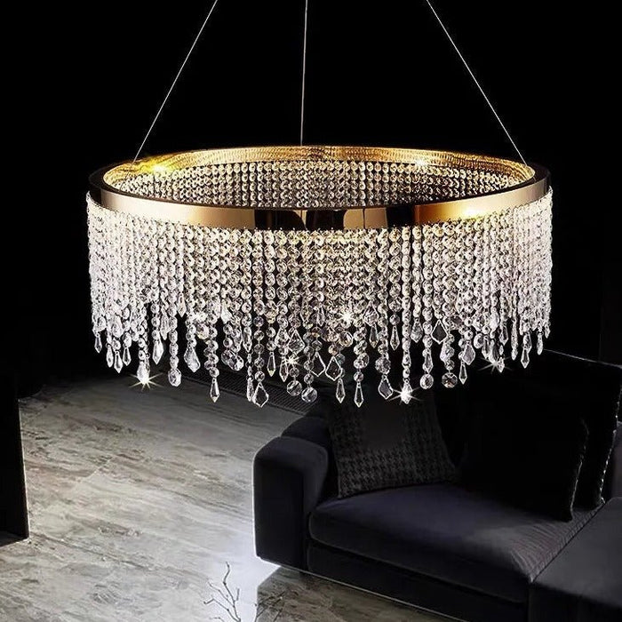 Rexana Crystal Round Chandelier