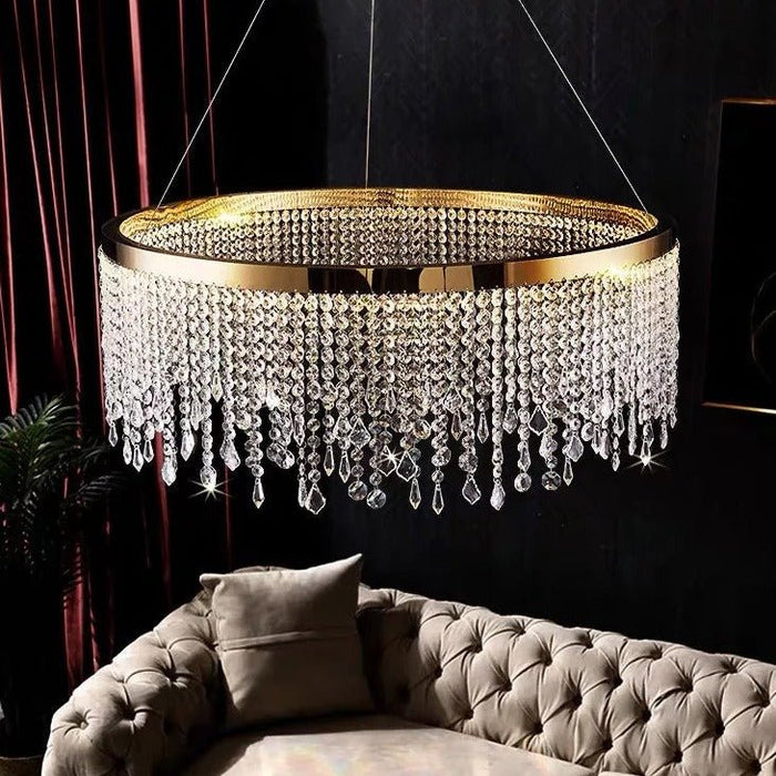 Rexana Crystal Round Chandelier