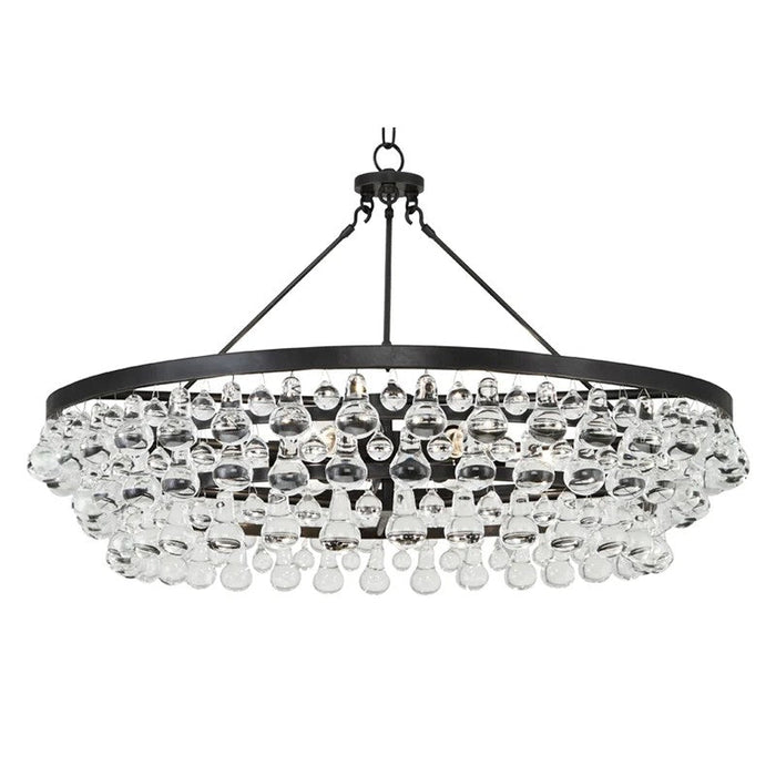 Abbe Waterdrop Round Chandelier 35"