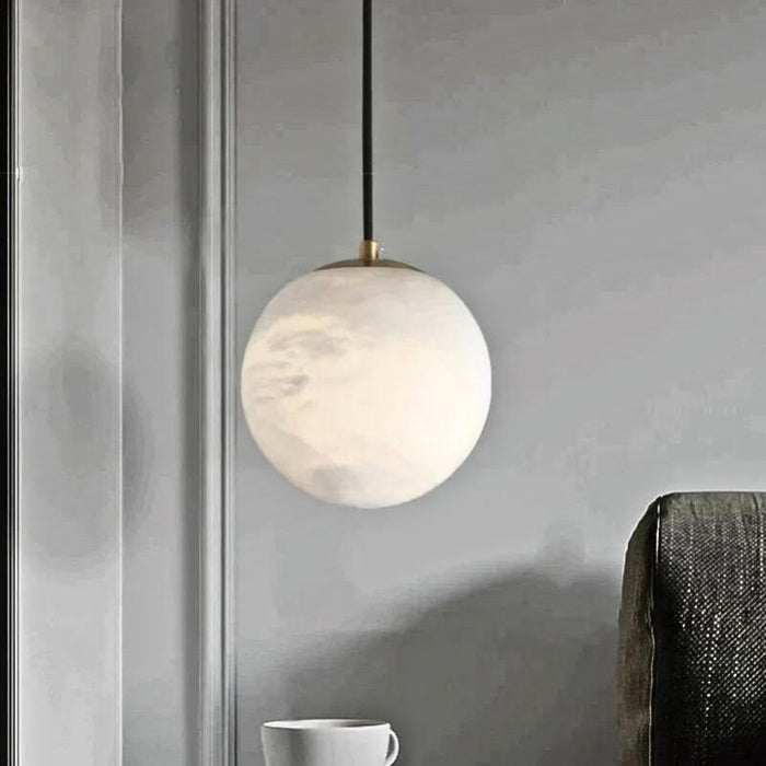 Sphaera Alabaster Pendant Light