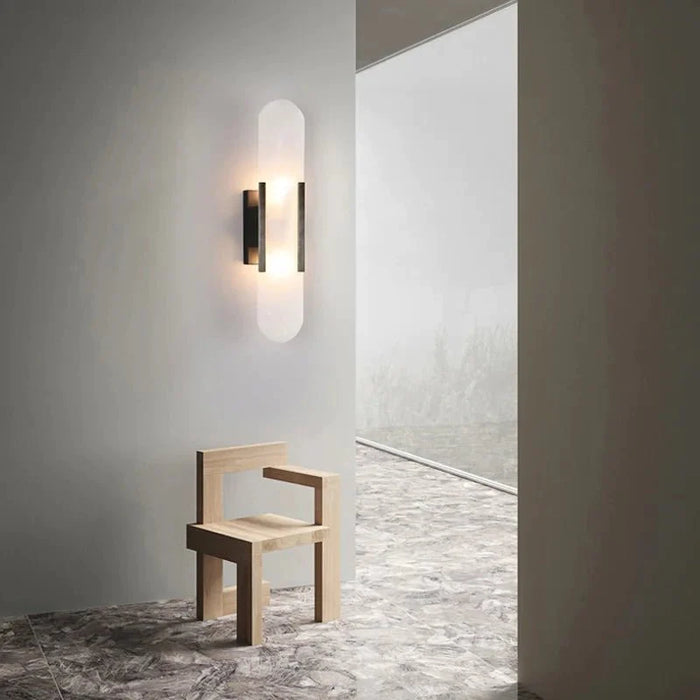 Synkrise Alabaster Wall Sconce