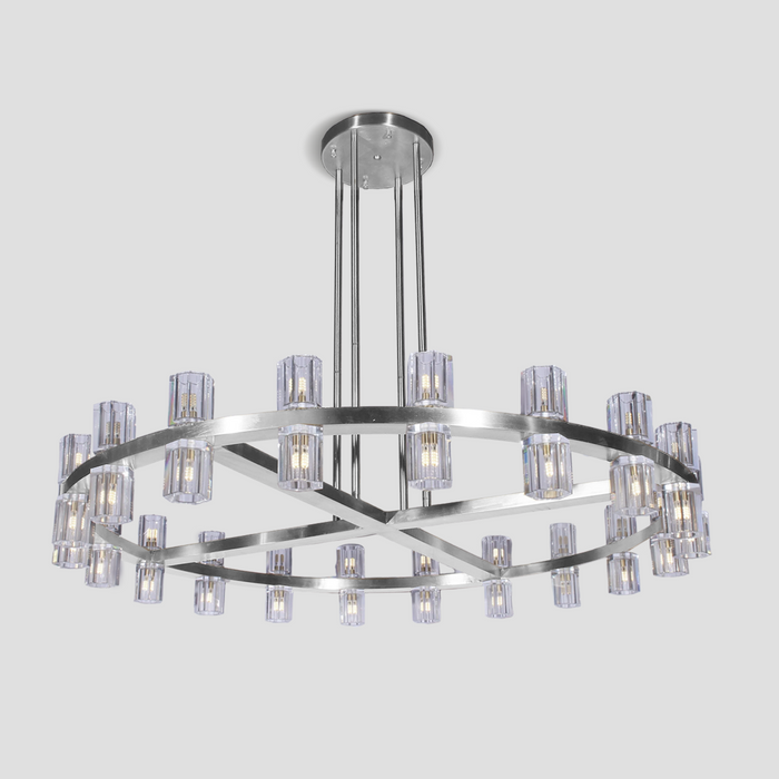 Aurora 1-Tier Round Chandelier 50”