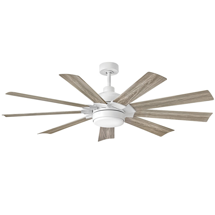 Turbine Outdoor Smart Ceiling Fan with Light