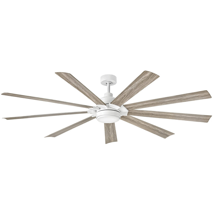 Turbine Outdoor Smart Ceiling Fan with Light