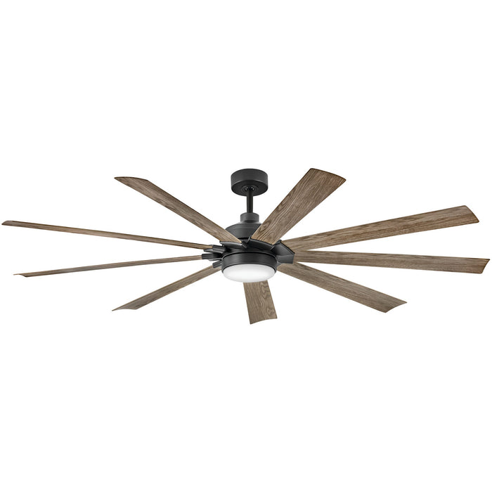 Turbine Outdoor Smart Ceiling Fan with Light