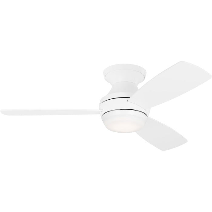 Ikon Hugger Ceiling Fan with Color Select Light