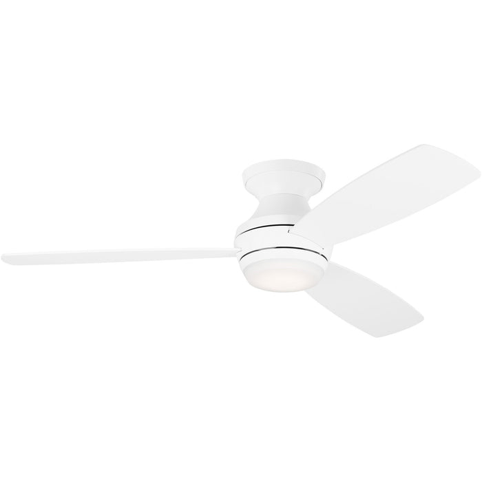 Ikon Hugger Ceiling Fan with Color Select Light