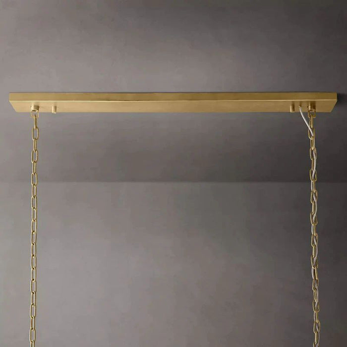 1920s Tedem Rectangular Chandelier 72"