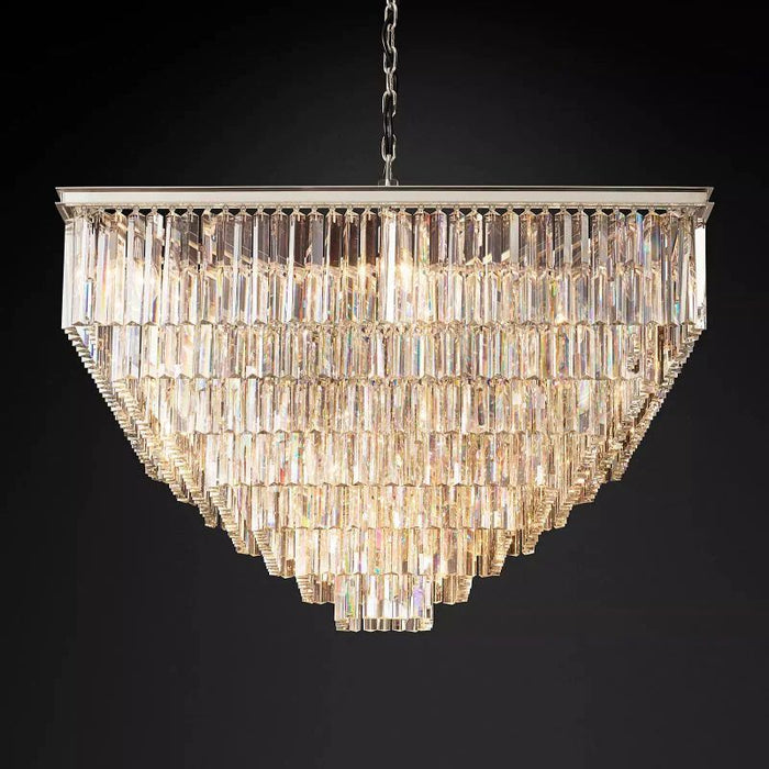 1920s Tedem Square Chandelier 47"