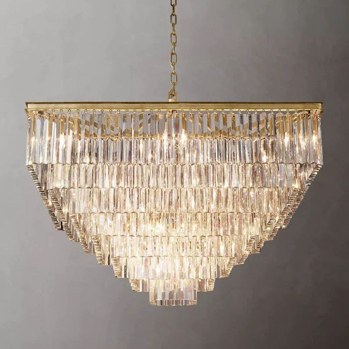 1920s Tedem Square Chandelier 47"