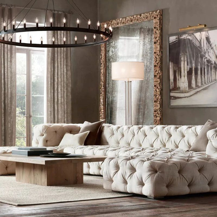 Camino Vintage Candelabra Round Chandelier