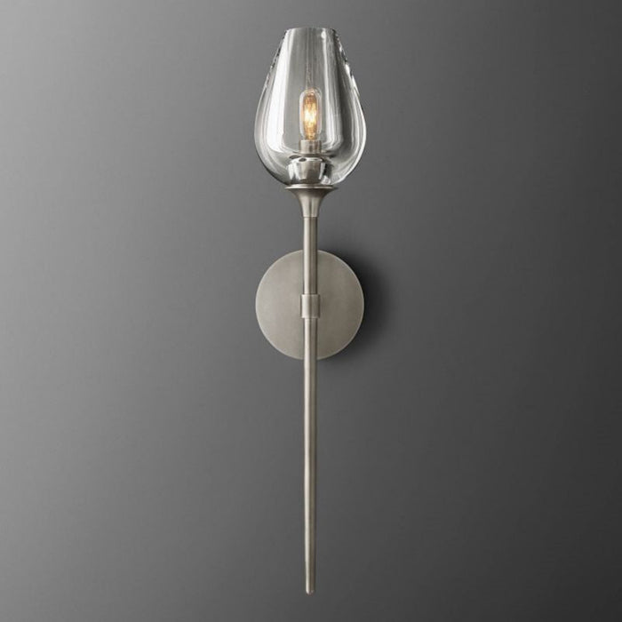 Saria Tulip Glass Grand Wall Sconce