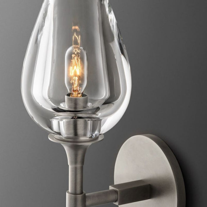 Saria Tulip Glass Single Sconce