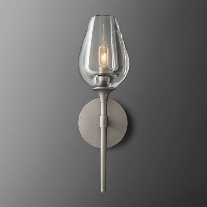 Saria Tulip Glass Single Sconce