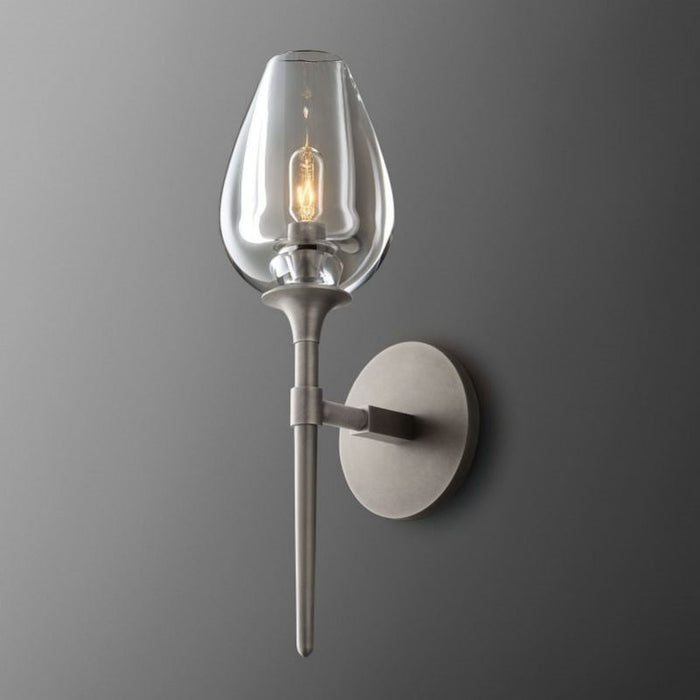 Saria Tulip Glass Single Sconce