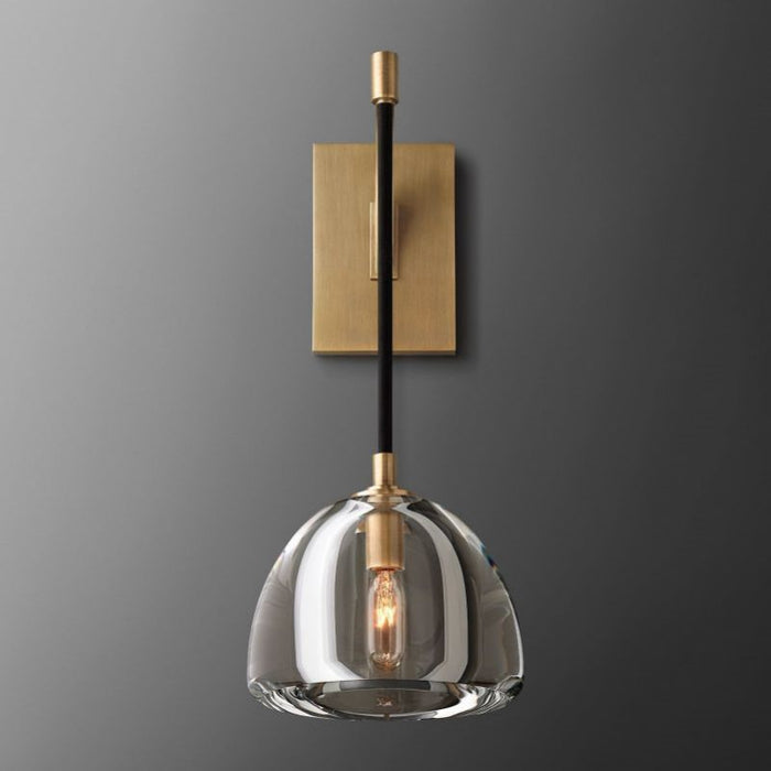 Cark Dimple Glass Wall Sconce