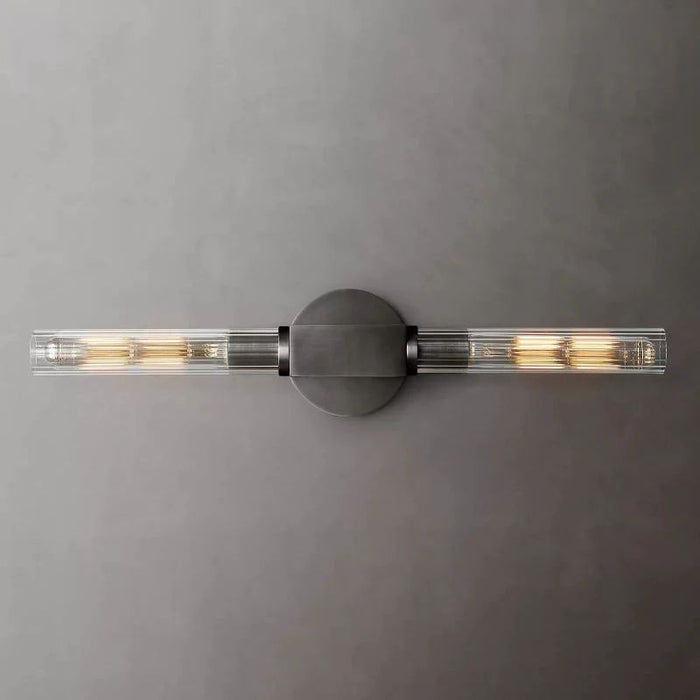 Cannele Glass Linear Wall Sconce