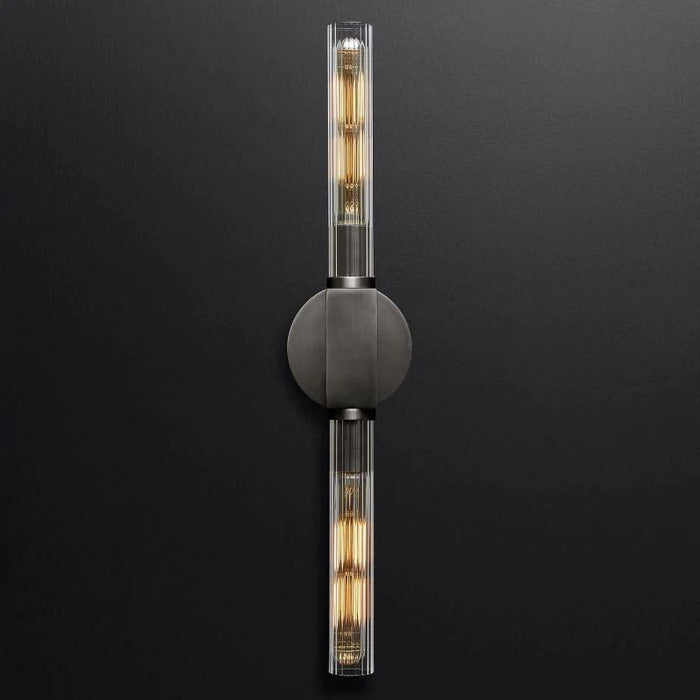 Cannele Glass Linear Wall Sconce