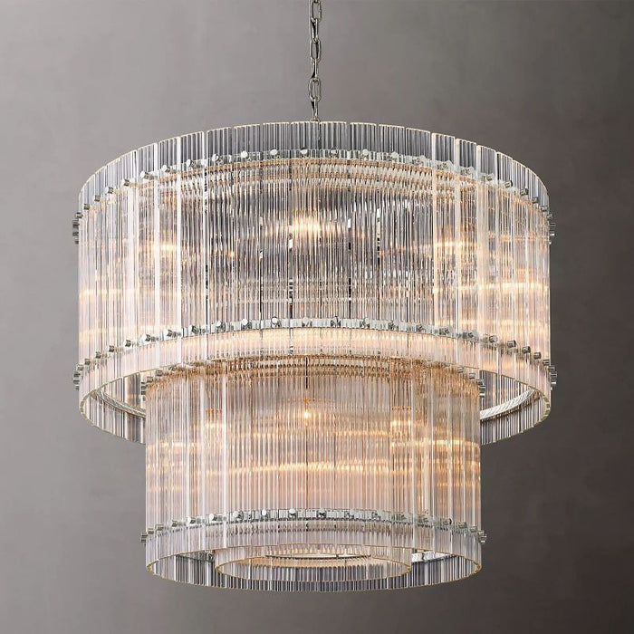 San Marco Two-Tier Luxury Round Chandelier 37"