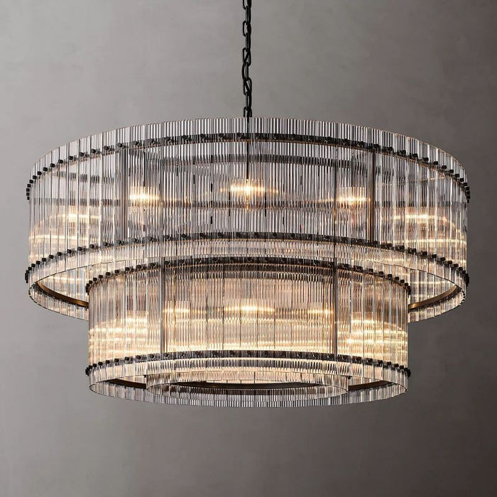 San Marco Two-Tier Luxury Round Chandelier 60"