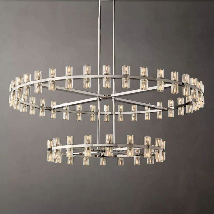 Arcachon Round 2-Tier Chandelier 60"