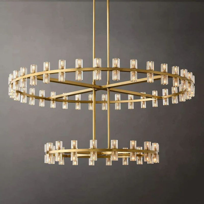 Arcachon Round 2-Tier Chandelier 60"