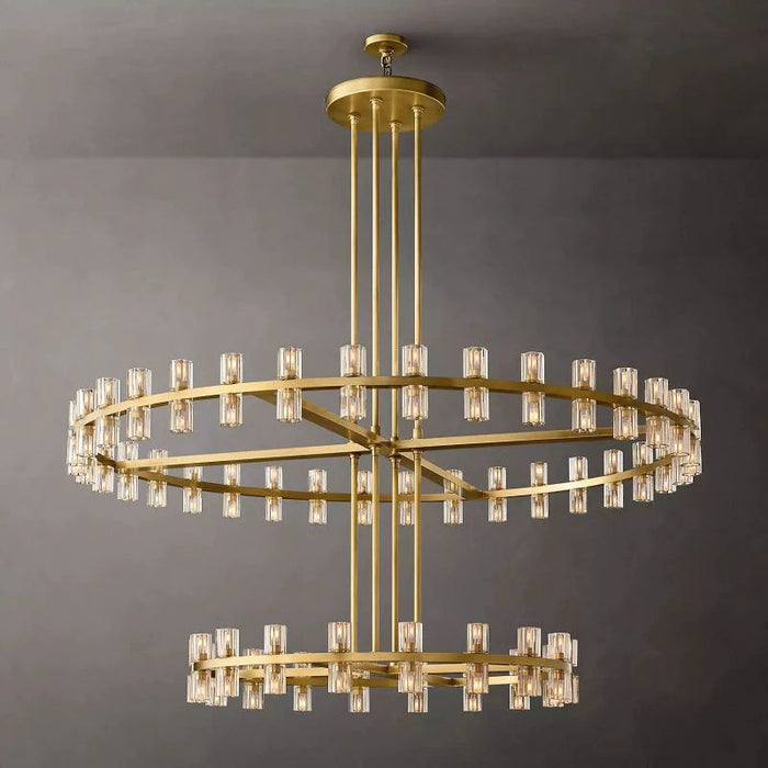 Arcachon Round 2-Tier Chandelier 60"