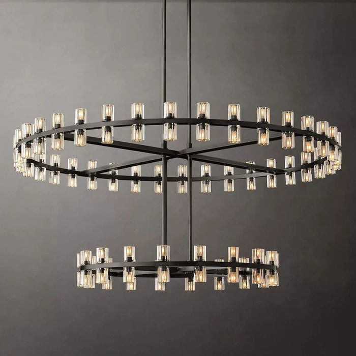 Arcachon Round 2-Tier Chandelier 60"