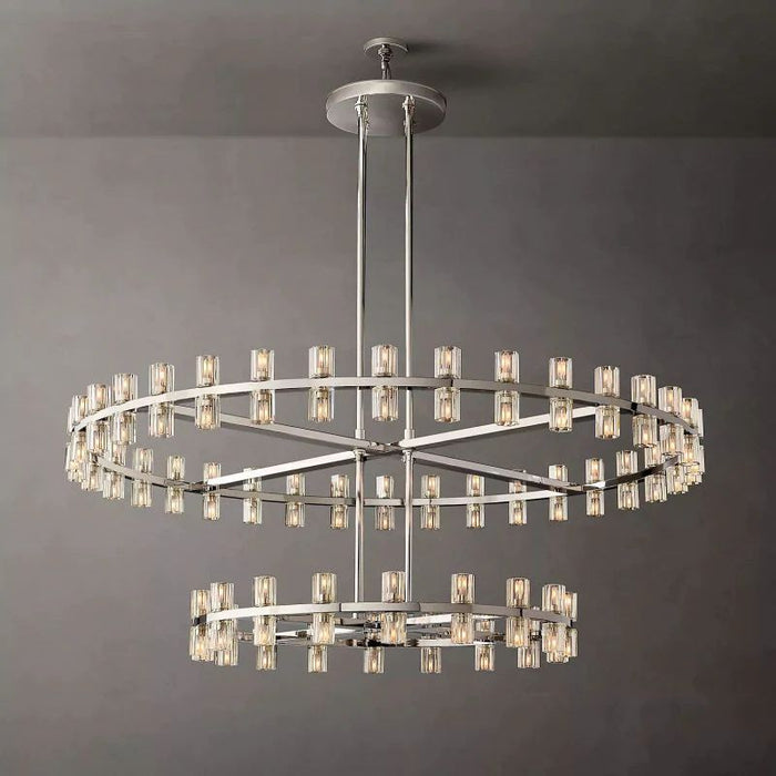 Arcachon Round 2-Tier Chandelier 60"