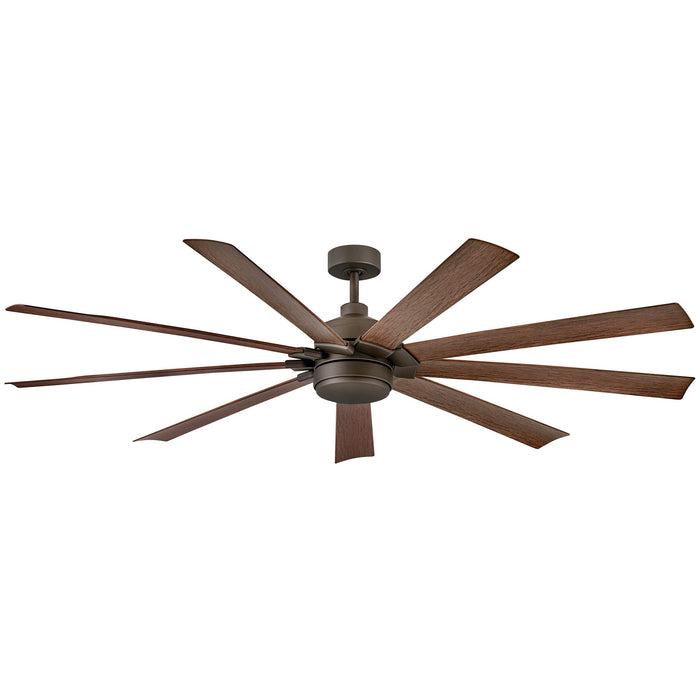 Turbine Outdoor Smart Ceiling Fan with Light