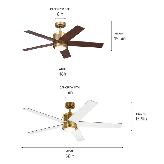 Brahm Ceiling Fan with Light